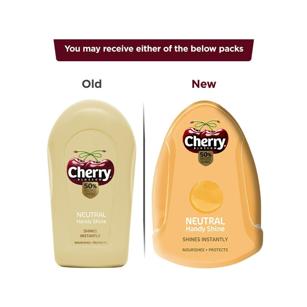 Cherry Blossom Neutral, Handy Shoe Shiner - Pack of 2 : 2 x 1 unit