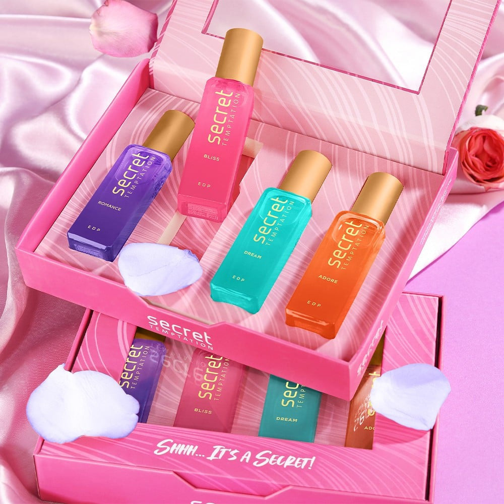 Secret Temptation Premium Women's Perfume Gift Set : 1 pack (4 pieces)