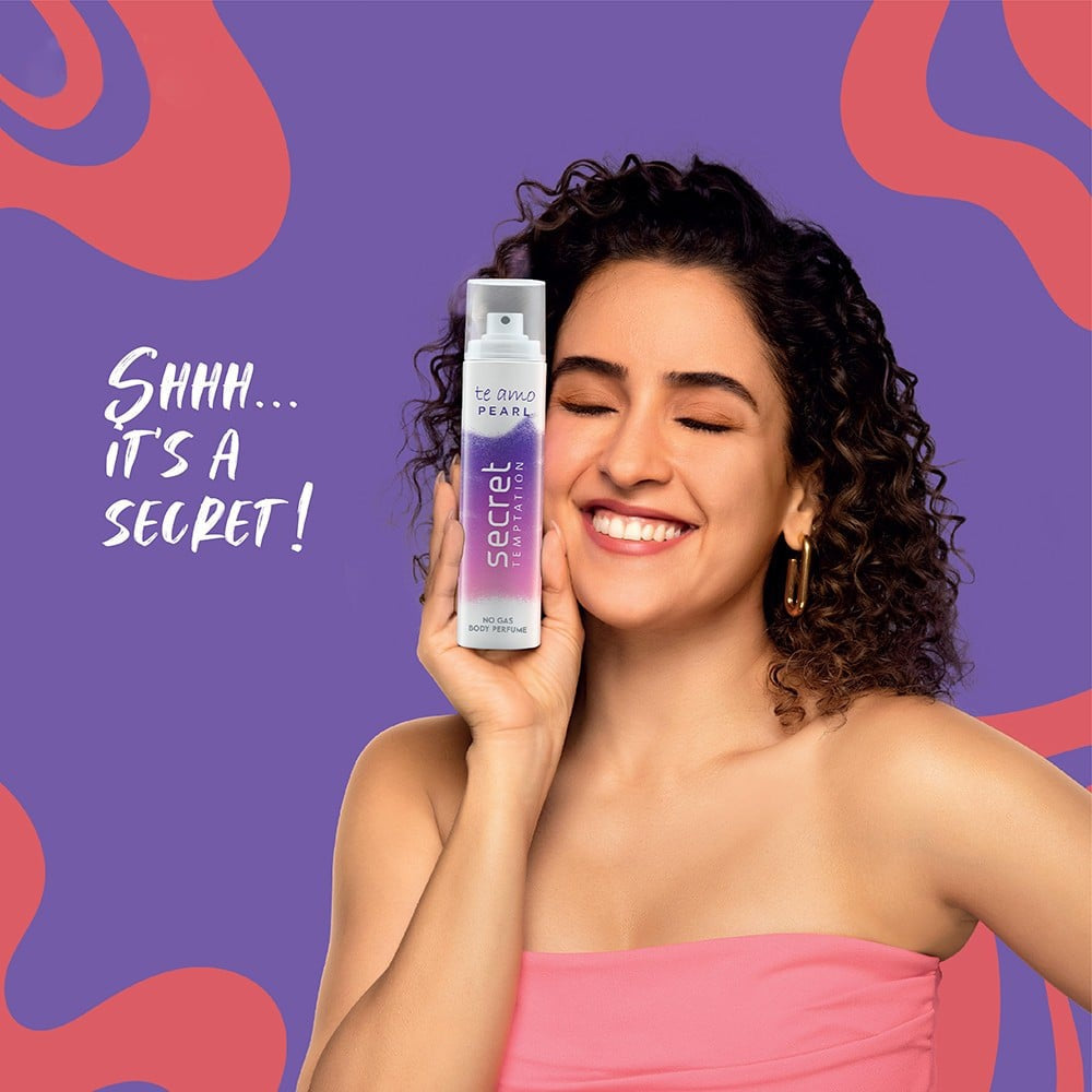 Secret Temptation Te Amo Pearl Perfume Body Spray : 120 ml