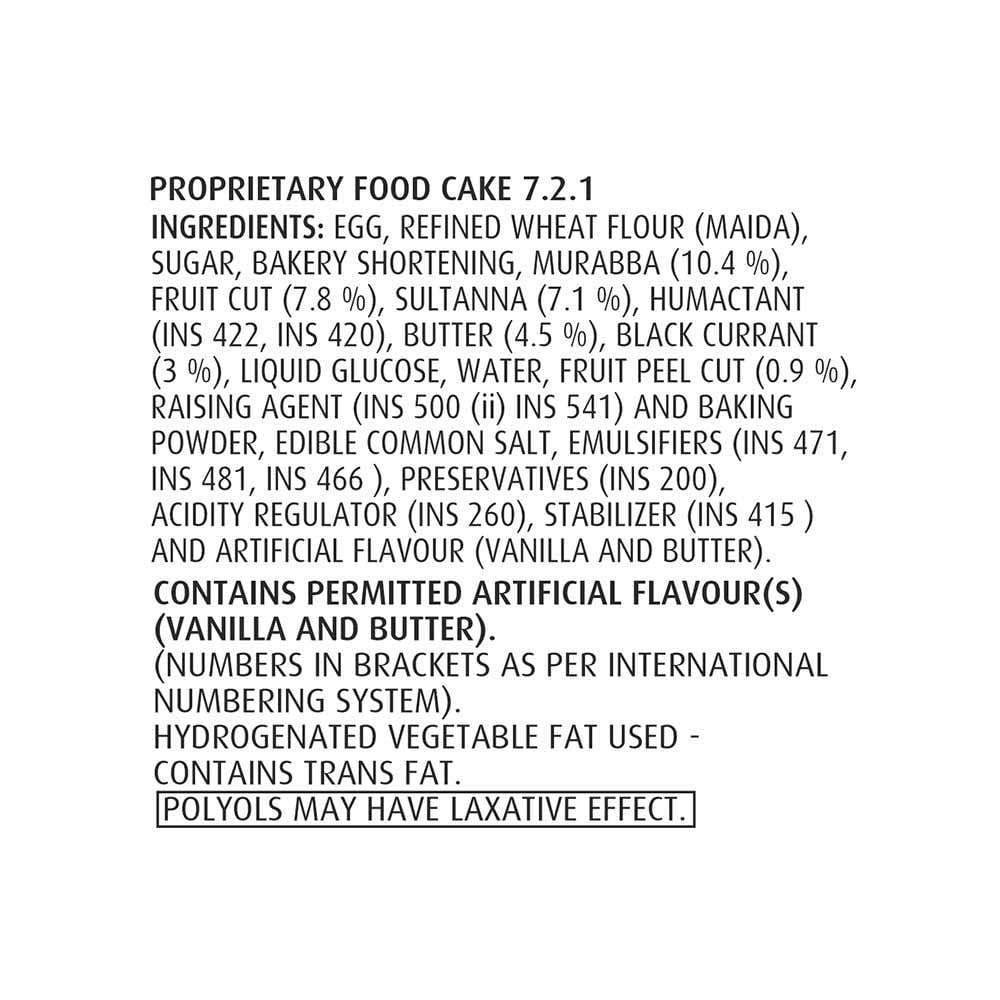 Winkies Rich Butter Pound Cake : 250 g