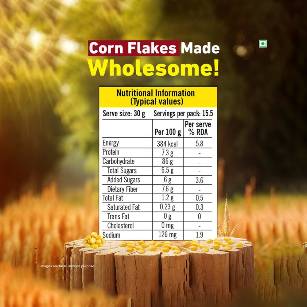 Tata Soulfull Crunchy Corn Flakes with Millet Shakti : 475 g