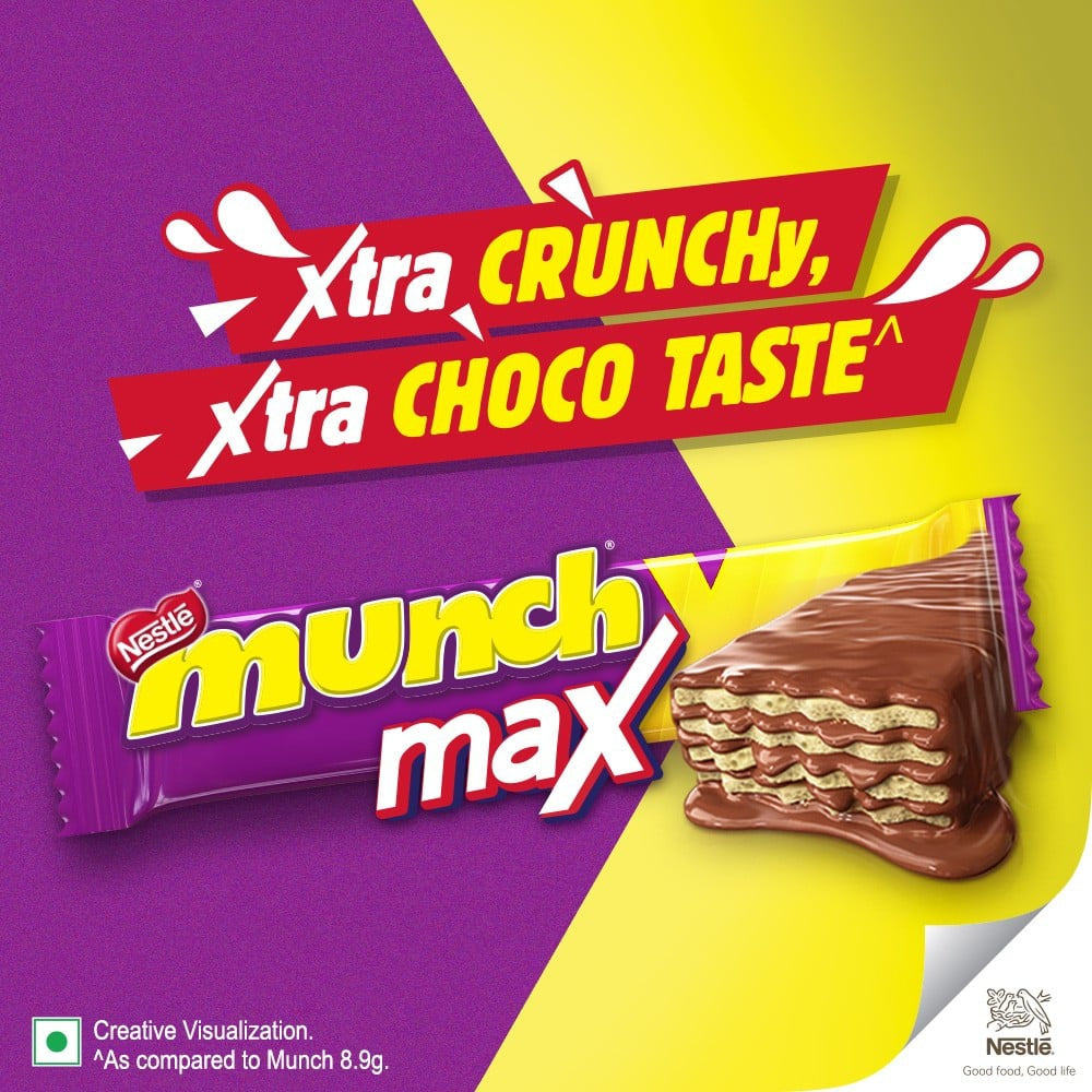 Nestle Munch Max Wafer Chocolate Pack : 3 x 38.5 g