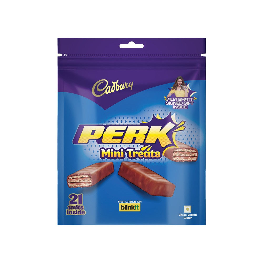 Cadbury Perk Coated Wafer Chocolate Pack Home Treats - Pack of 3 : 3 x 115.5 g