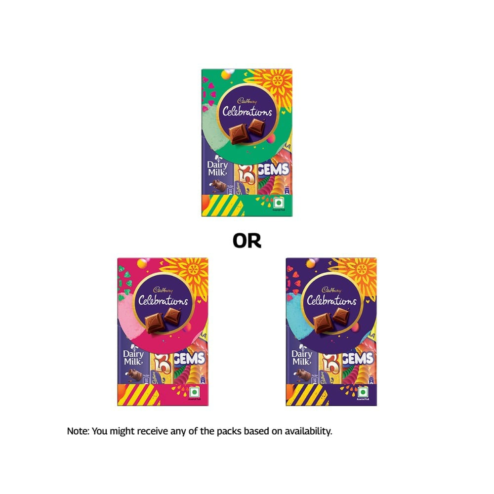 Cadbury Celebrations Assorted Chocolate Gift Pack : 56.2 g