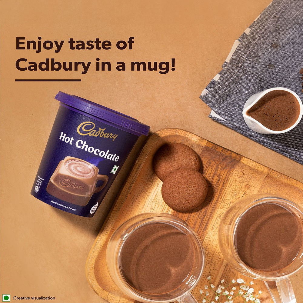 Cadbury Hot Chocolate Drink Powder Mix : 200 g