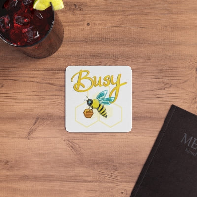 Busy Bee: Printed Coaster Set (Set of 4) - Prithvi Enterprises