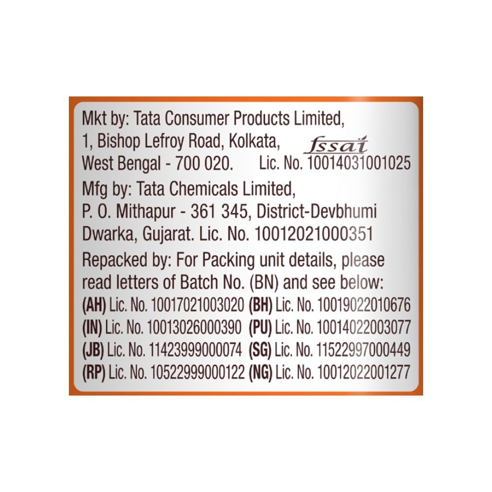 Tata Salt (Vacuum Evaporated Iodised) : 1 kg
