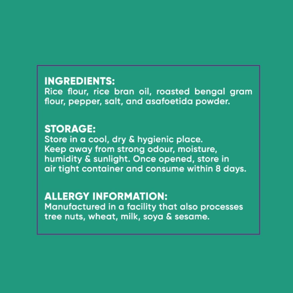 VS Mani & Co. Pepper Murukku Namkeen - Pack of 2 : 2 x 65 g