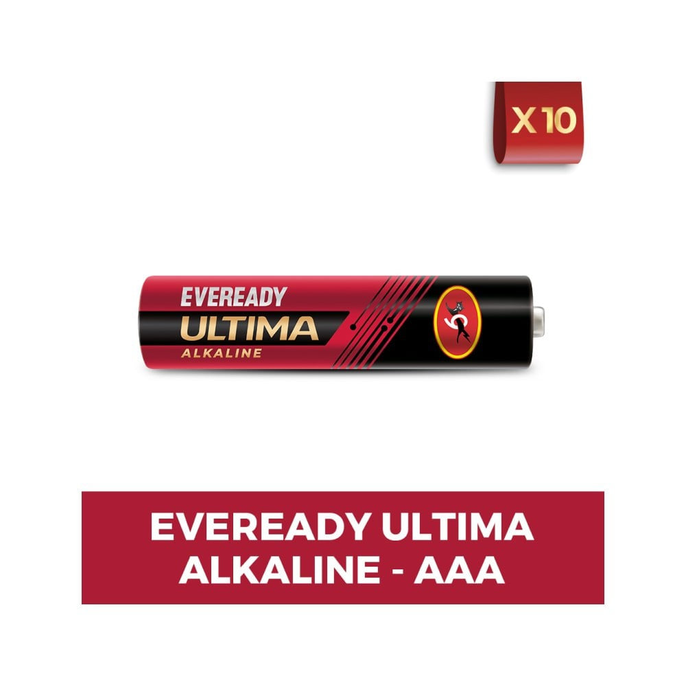 Eveready Ultima AAA Alkaline Battery : 10 units