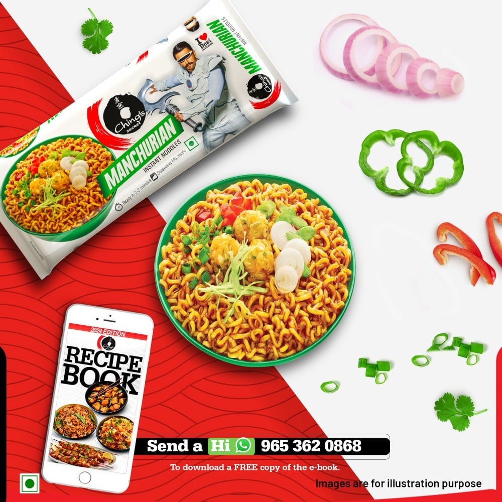 Ching's Secret Manchurian Flavoured Instant Noodles : 240 g