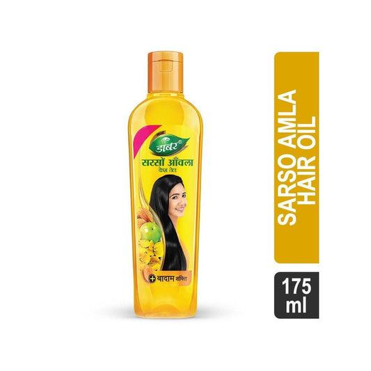 Dabur Amla Sarso Amla Hair Oil Badam Shakti : 175 ml