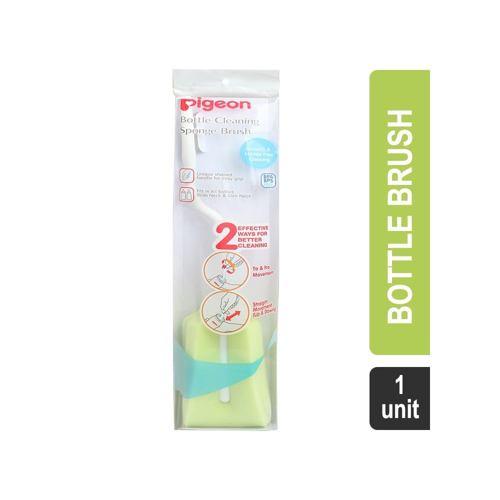 Pigeon Baby Green Bottle Cleaning Brush (2 in 1) : 1 unit