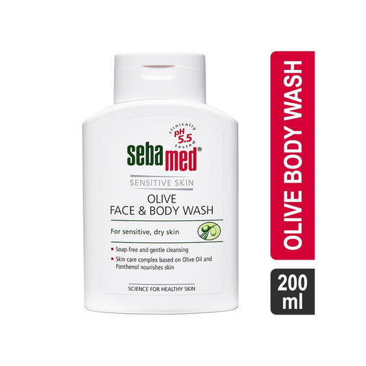 Sebamed Olive Face & Body Wash (For Sensitive & Dry Skin) : 200 ml