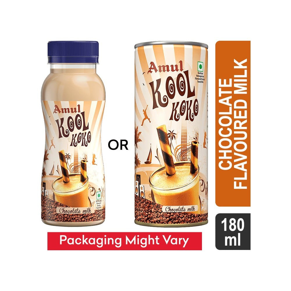 Mat Kool Choco Amul Kool Koko Chocolate Flavoured Milk : 200 ml – Prithvi Enterprises
