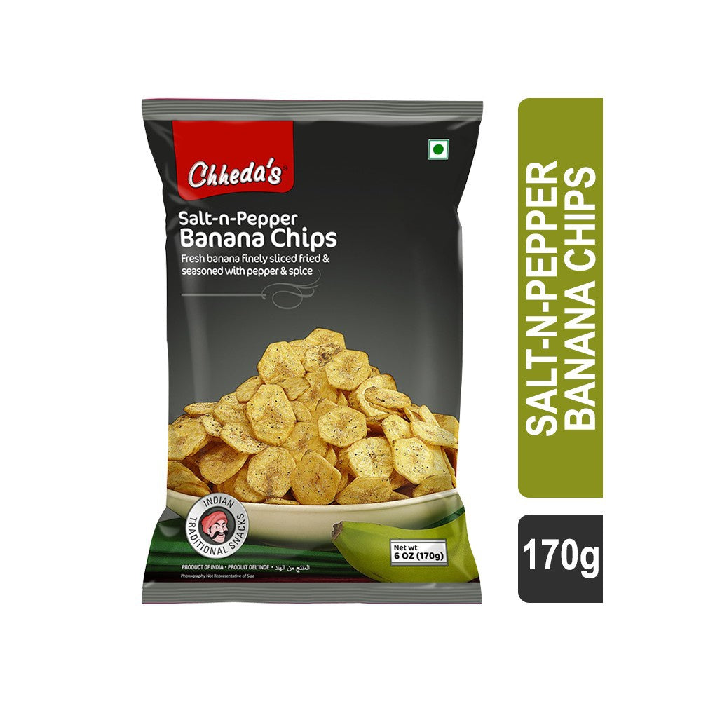 Chheda's Salt-n-Pepper Banana Chips - 170 g : 170 g