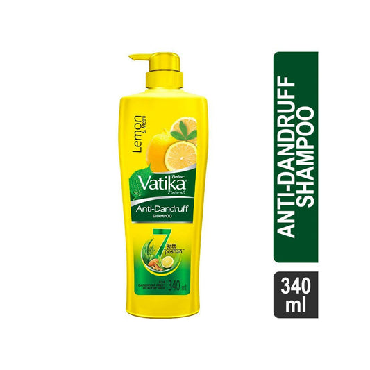 Dabur Vatika Anti Dandruff - Power of 7 Natural Ingredients Shampoo : 340 ml