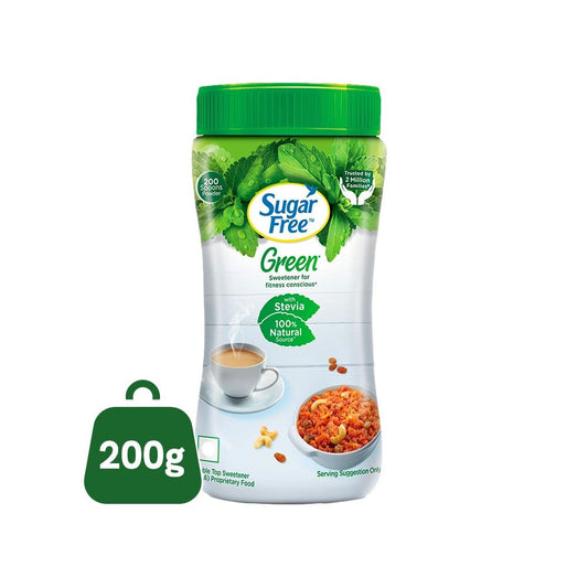 Sugar Free Green 100% Natural Stevia Sweetener : 200 g