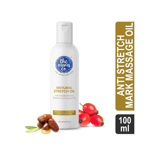 The Moms Co. Natural Anti Stretch Mark Massage Oil : 100 ml