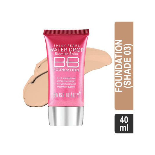 Swiss Beauty Shiny Pearl Water Drop BB Cream Foundation (Shade 03) : 40 ml