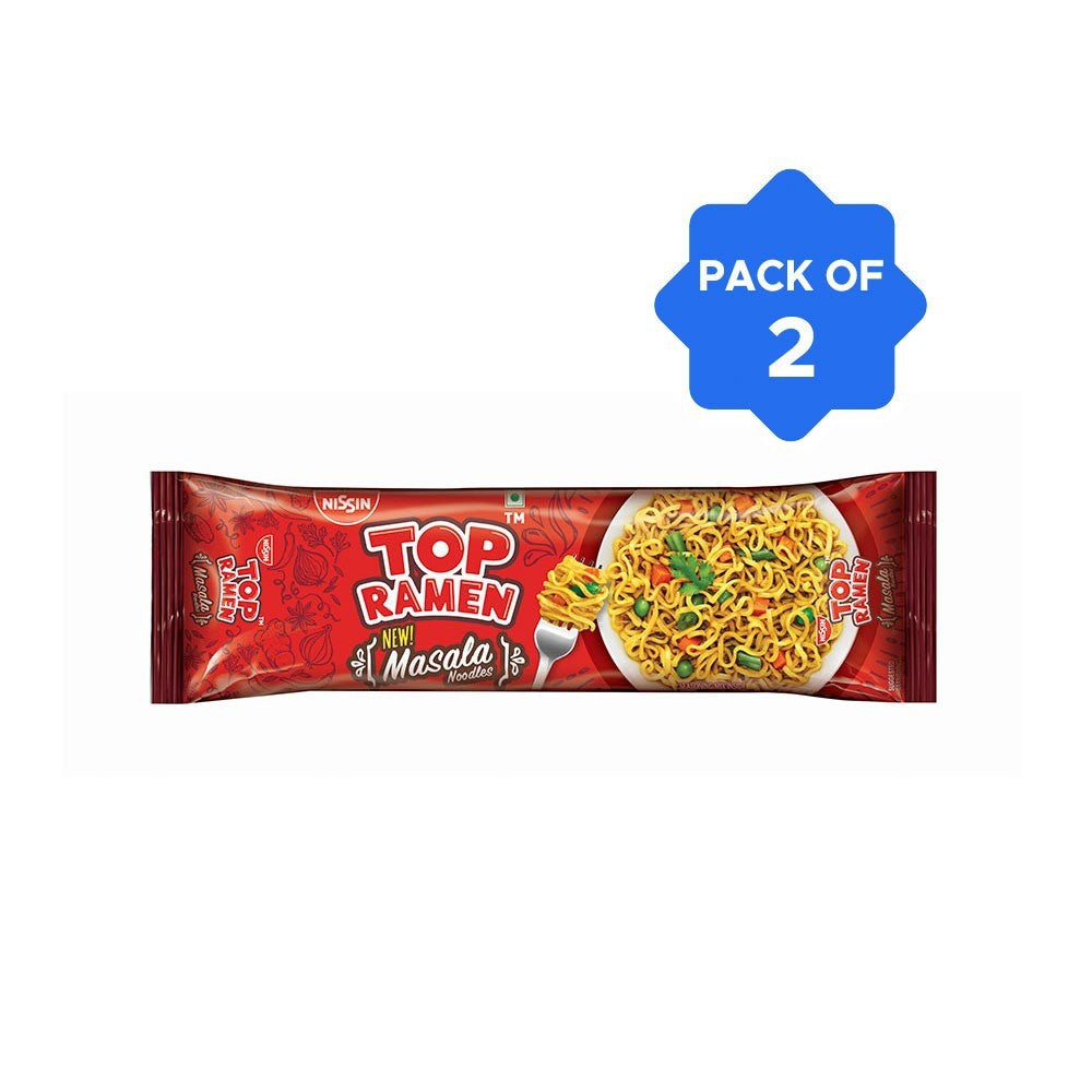 Top Ramen Masala Noodles - Pack of 2 : 2 x 360 g