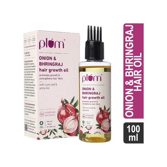 Plum Onion & Bhringraj Hair Growth Onion Hair Oil : 100 ml