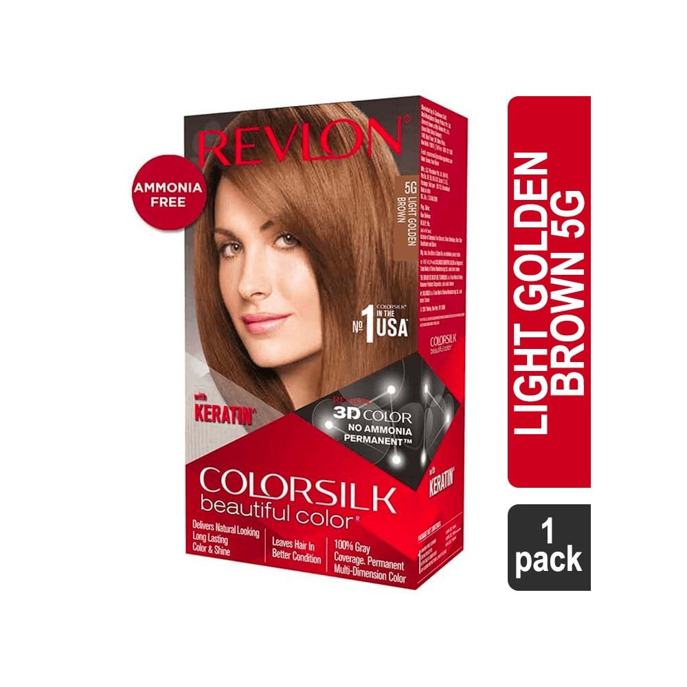 Revlon Colorsilk Hair Colour with Keratin (Light Golden Brown) : 1 pack
