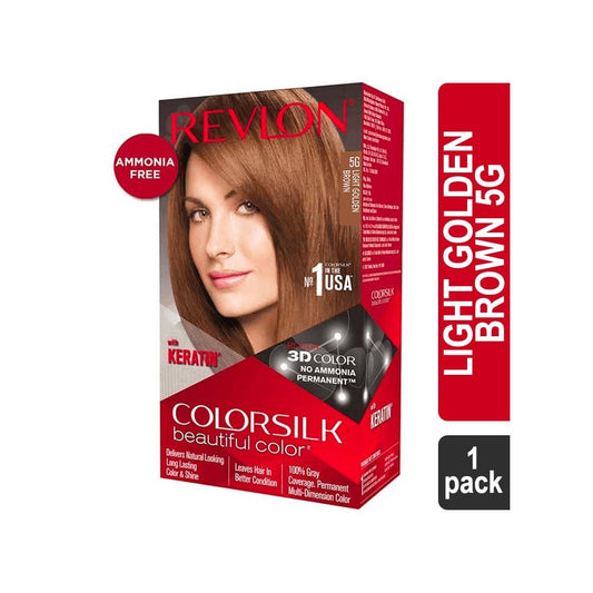 Revlon Colorsilk Hair Colour with Keratin (Light Golden Brown) : 1 pack