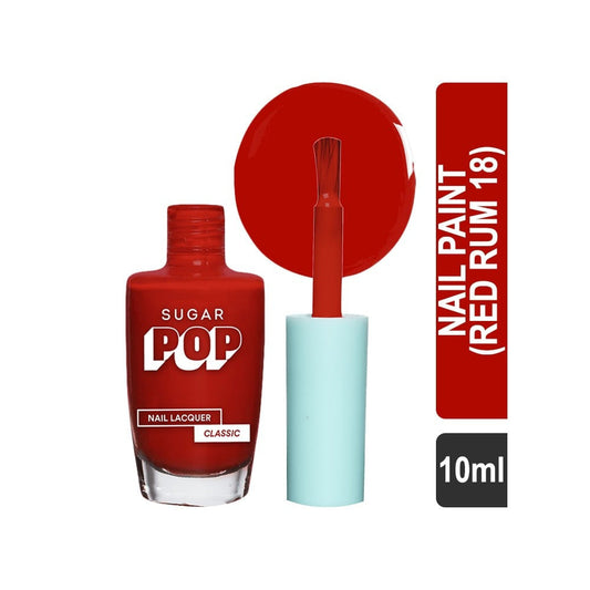 SUGAR POP Nail Paint (Red Rum 18) : 10 ml