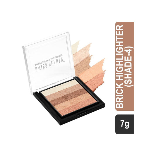 Swiss Beauty Brick Highlighter (Shade-4) : 7 g