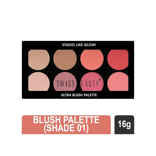 Swiss Beauty Ultra Blush Palette Palette (Shade 01) : 16 g