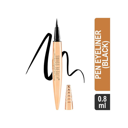 Swiss Beauty Liquid Pen Eyeliner (Black) : 0.8 ml