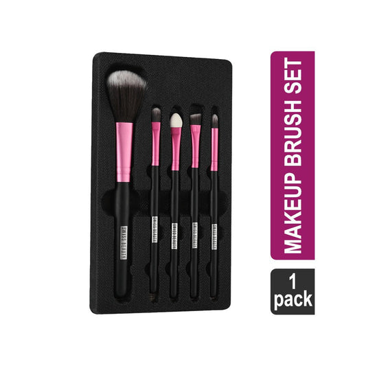 Swiss Beauty Makeup Brush Set (Pink) : 1 pack (5 pieces)