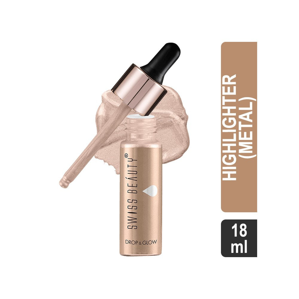 Swiss Beauty Drop & Glow Liquid Highlighter (Metal) : 18 ml