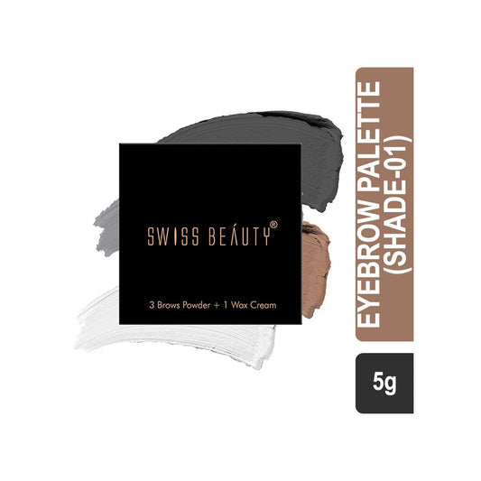 Swiss Beauty Shape My Brows Eyebrow Palette (Shade-01) : 5 g