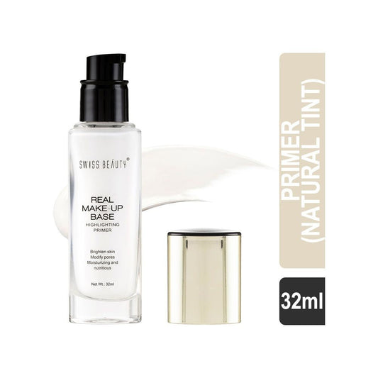 Swiss Beauty Real Makeup Base Highlighting Primer (Natural Tint) : 32 ml