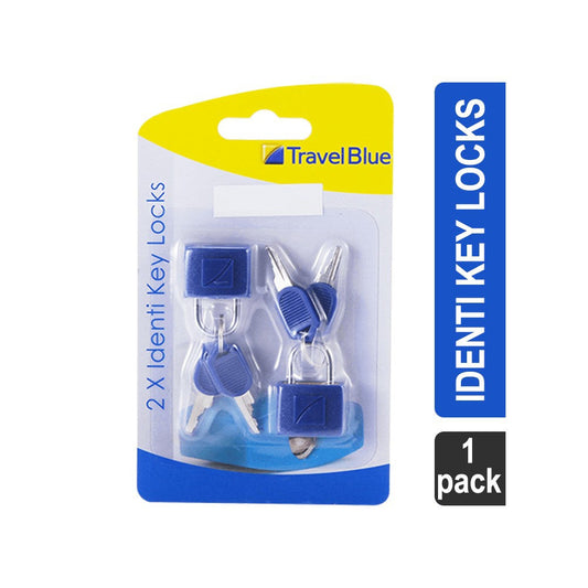 Travel Blue Identi Key Lock (Blue) : 1 pack (2 pieces)