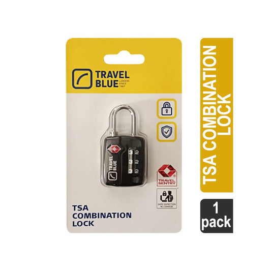 Travel Blue Combination Lock (Black) : 1 pack