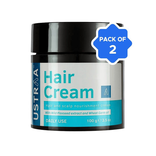 Ustraa Daily Use Men's Hair Cream - Pack of 2 : 2 x 100 g