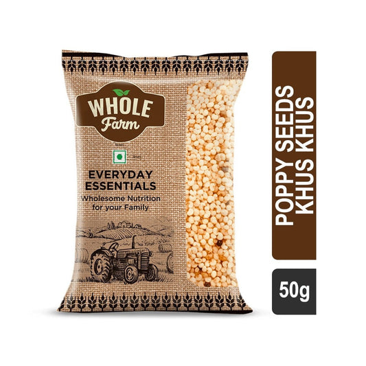 Whole Farm Premium Poppy Seeds / Khus Khus : 50 g