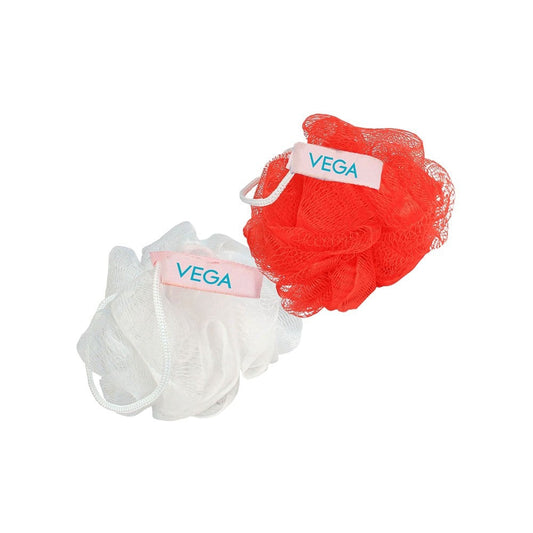 Vega Mini Bath Sponge - Loofah (BA-3/12) : 1 pack (2 pieces)