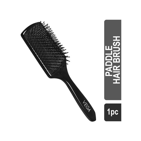 Vega Mini Paddle Hair Brush (Black) : 1 piece