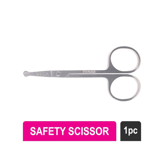 Vega Stainless Steel Nasal Safety Scissors : 1 piece