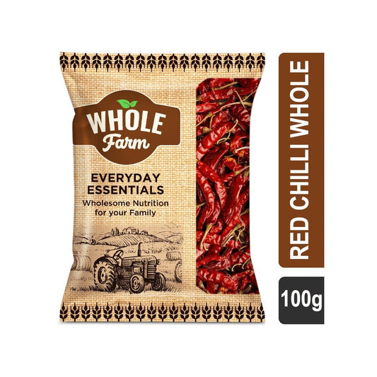 Whole Farm Premium Red Chilli Whole : 100 g