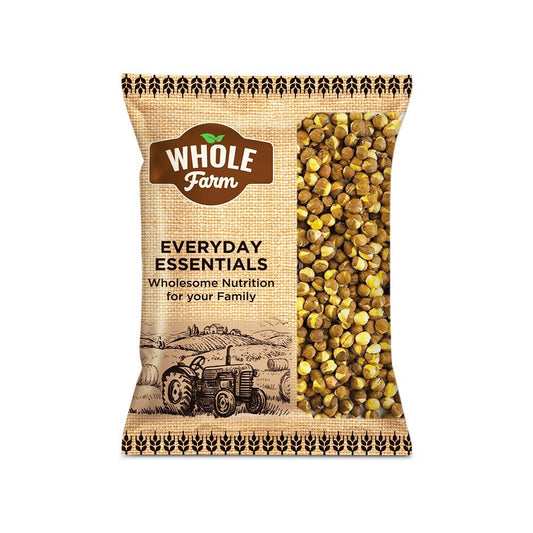 Whole Farm Premium Bhuna Chana/Roasted Chana : 500 g