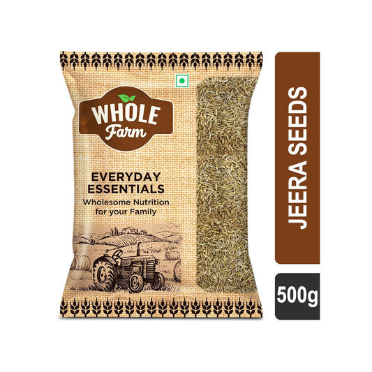Whole Farm Premium Cumin Seeds / Jeera Seeds : 500 g