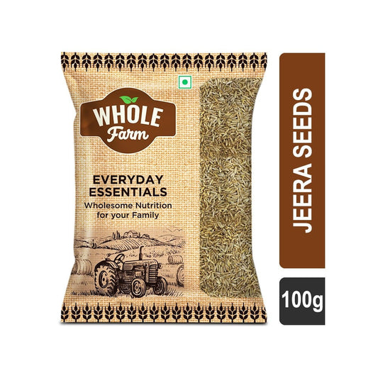 Whole Farm Premium Cumin Seeds / Jeera Seeds : 100 g