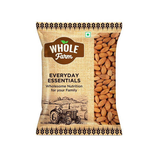 Whole Farm Premium American Almonds (Hara Badam) : 500 g