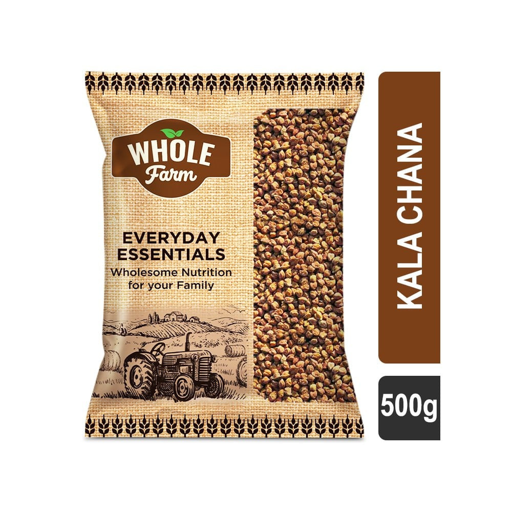 Whole Farm Premium Kala Chana/Brown Chana : 500 g