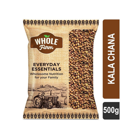 Whole Farm Premium Kala Chana/Brown Chana : 500 g