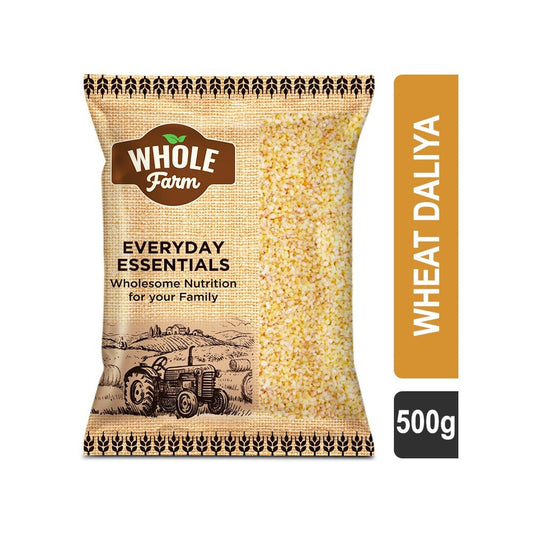 Whole Farm Premium Wheat Daliya/Lapsi : 500 g